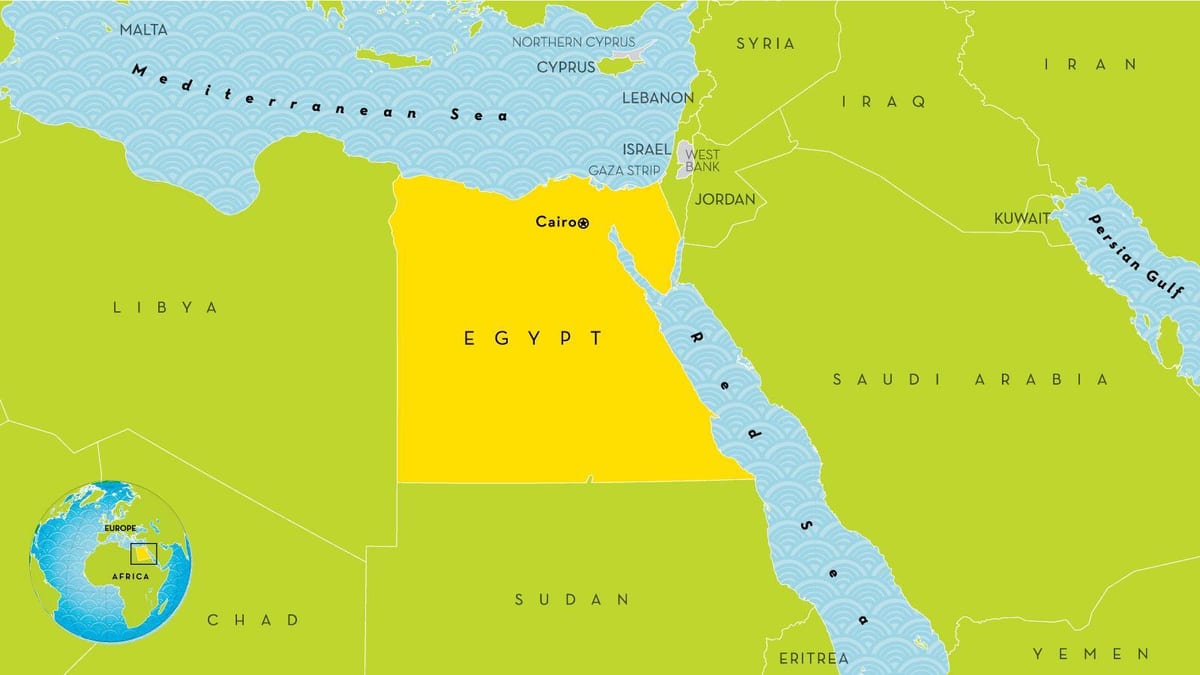 આફ્રિકા નકશો cairo