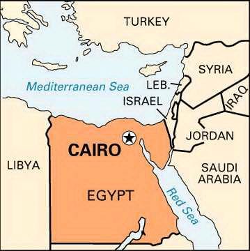 નકશો સ્થાન cairo