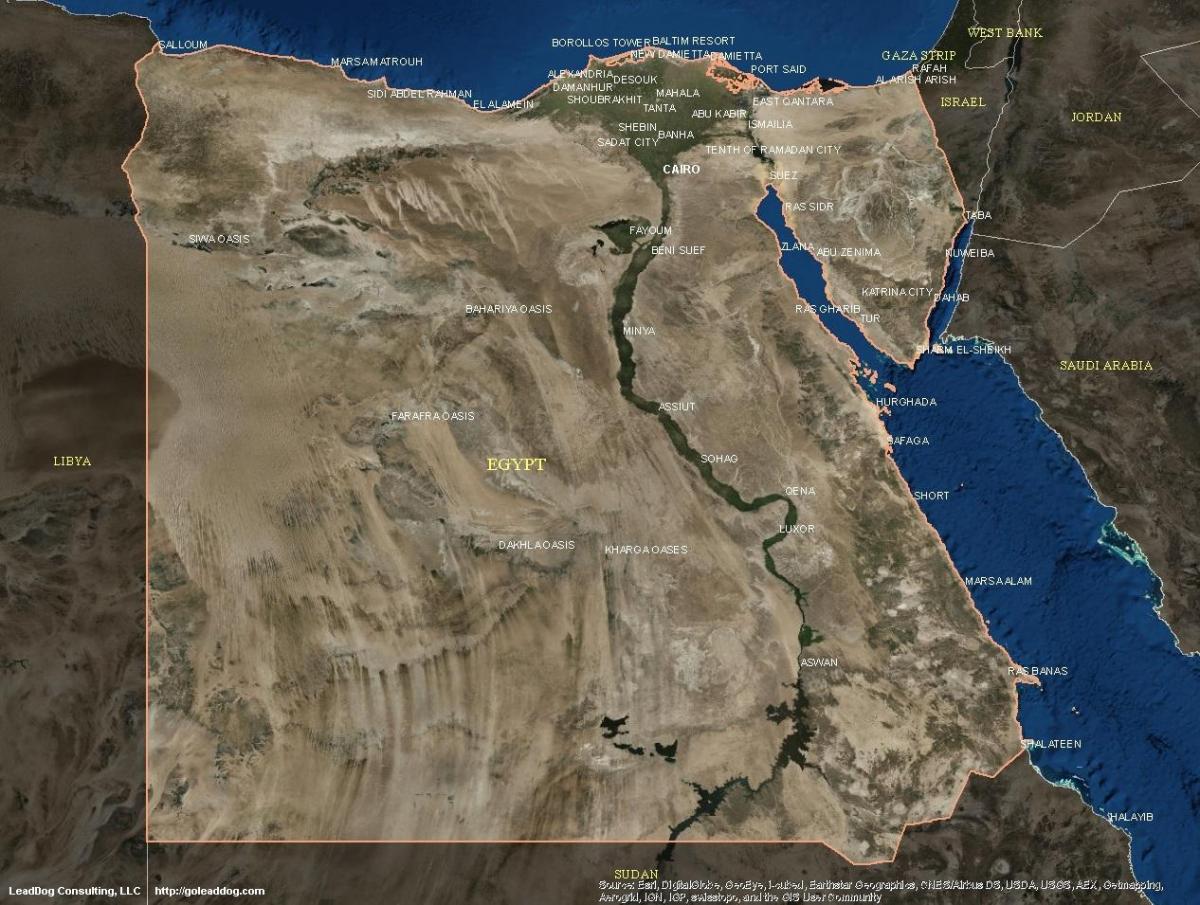 નકશો cairo સેટેલાઈટ