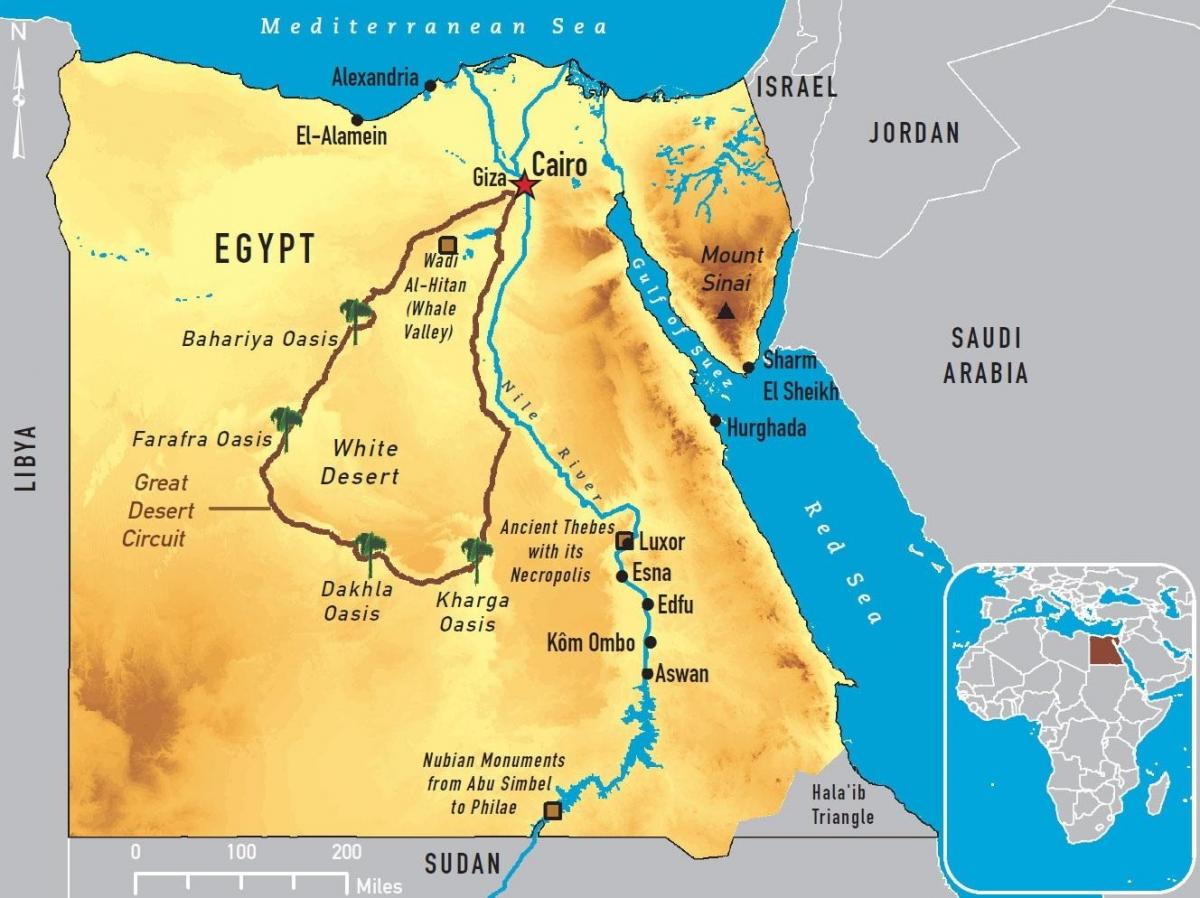 cairo વિશ્વ નકશો