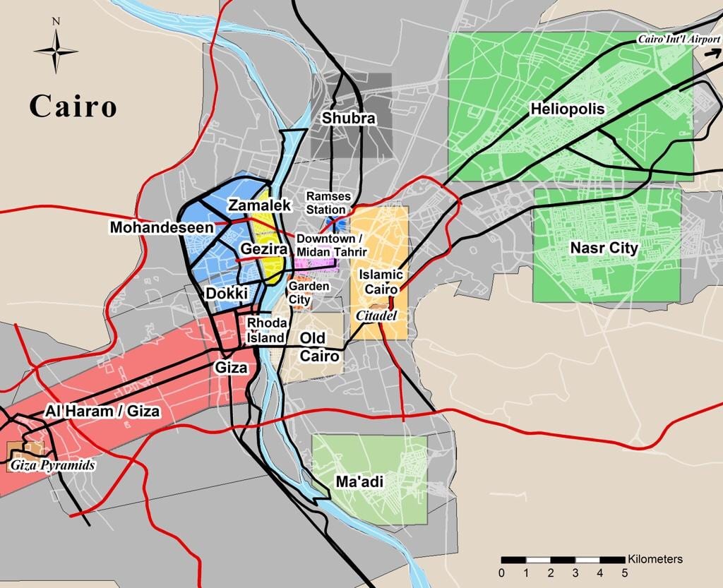 નકશો dokki cairo