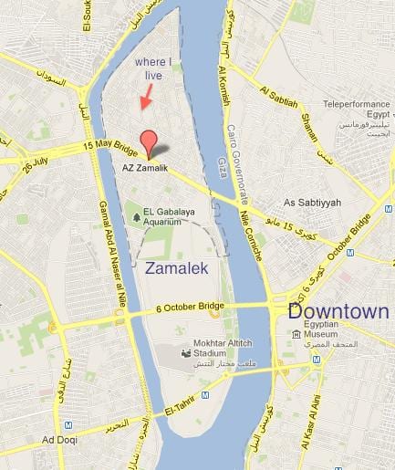 zamalek cairo નકશો
