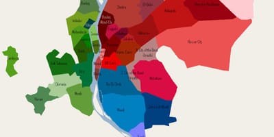 Cairo પડોશી નકશો